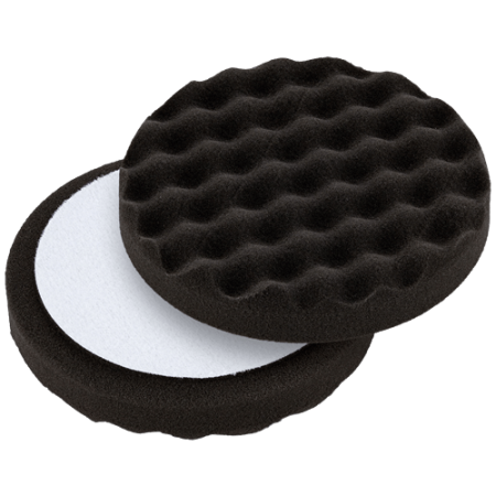 Waffle pad black soft 150 mm