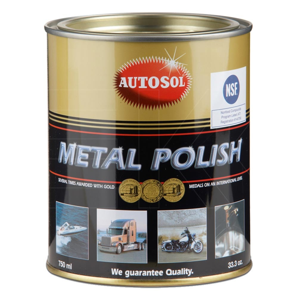 AutoSol Metal Polish For Chrome Aluminium Metal Steel Cars, Bikes