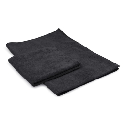 Microfibre cloth Maxi Soft 40 x 85 cm black (2 pieces)