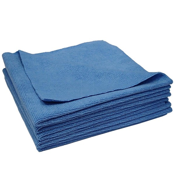Microfiber cloth Laser 40 x 40 cm blue (5 pieces)