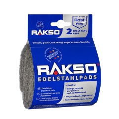 RAKSO Stainless Steel Wool pads extra fine