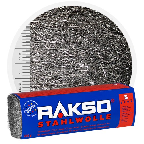 Rakso Steel Wool 5 SUPER COARSE