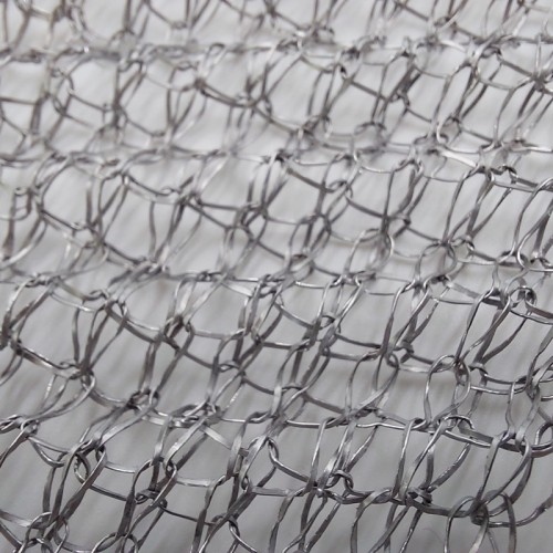 Aluminium Knitted Wire Mesh crimped 500 mm