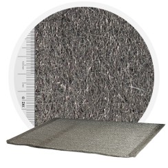 Stainless Steel Wool 434 - 1000 mm, 70 μm, ± 1200 gr/m2 (per metre)