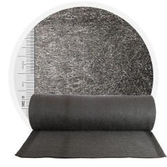 Stainless Steel Wool 434 crossed 1000 mm - 30 μm, ± 1200 gr/m2