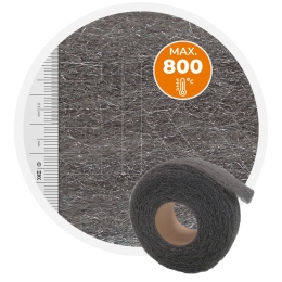 Stainless steel Damper wool - roll 1kg