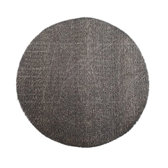 Set of 2 janiLink Metal Tex Pressed Steel Wool Marble Floor Pad 17 20 Grade 0 20 inch 