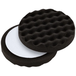 Waffle pad black soft 150 mm
