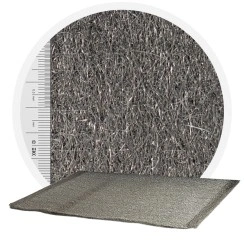 Stainless Steel Wool 434 - 1000 mm, 70 μm, ± 1200 gr/m2 (per metre)