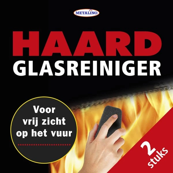 Metalino Fireplace Glass Cleaner (2x)