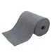 Microfibre cloth on roll - Grey 30 x 30 cm - 75 pieces