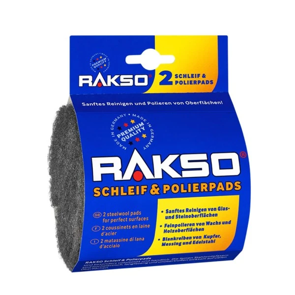RAKSO Sanding & Polishing Pads - 2 Pads