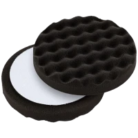 Waffle pad black soft 150 mm