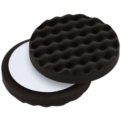 Waffle pad black soft 150 mm