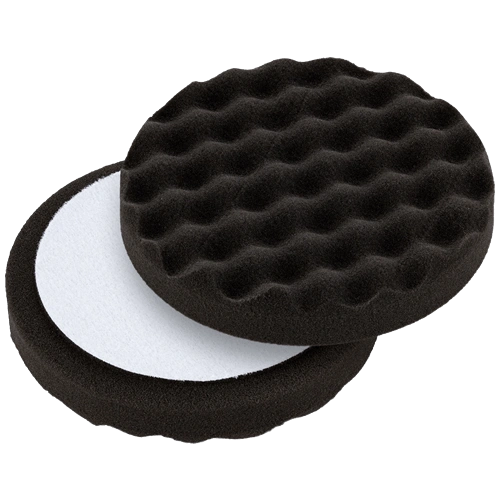 Waffle pad black soft 150 mm