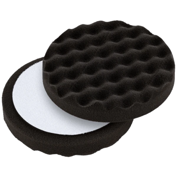 Waffle pad black soft 150 mm