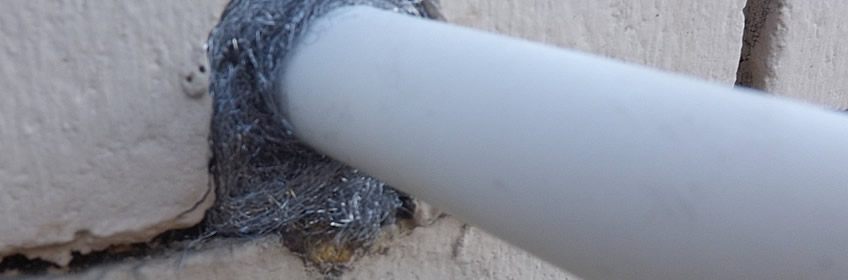 Steel wool against mice, rats and other rodents
